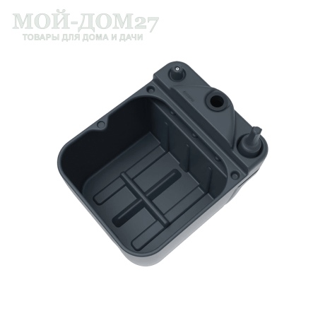 Торфяной туалет Rostok Eco 25 Графит | Мой-Дом27 | Стационарный торфяной биотуалет графитового цвета емкостью верхнего бака 20 л. и&nbsp;нижнего бака 45 л.<br>
 Отличительная черта туалета в разделении фракций в разные ёмкости. Это упрощает обслуживание туалета и избавляет от неприятного запаха в помещении.<br>
Высота сиденья: 45 см